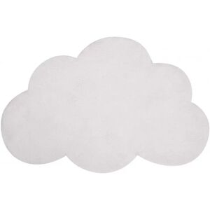 Lilipinso Tapis Coton Forme Nuage - Coloris Whisper Blanc par Lilipinso - 67 x 100 cm - Tapis enfant