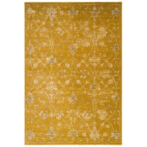 AFK Tapis Inspiration Florale - Miel - L - Tapis polypropylène