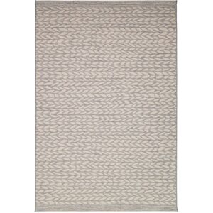 AFK Tapis intérieur extérieur LEAVES - Gris - L - Tapis polypropylène