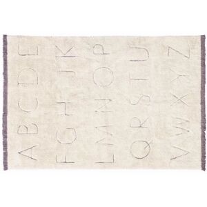 Lorena Canals Tapis Coton Lavable ABC par Lorena Canals - 90 x 130 cm - Tapis enfant