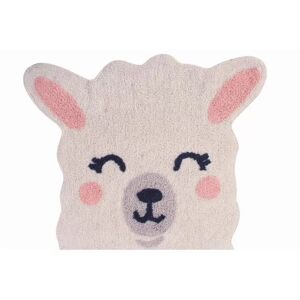 Lorena Canals Tapis Coton Sourire Comme Un Lama par Lorena Canals - Tapis enfant