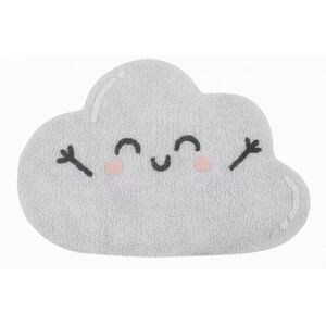 Lorena Canals Shaped Tapis Coton Lavable - Happy Cloud par Lorena Canals - 85 x 120 cm - Tapis enfant