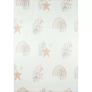 Nazar Rugs Tapis Enfant Etoiles Happy Crème par Nazar Rugs - Tapis enfant