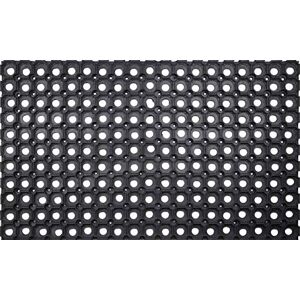 ID Mat M4575 Caillebotis Caoutchouc Noir 75 x 45 x 2,29 cm - Publicité