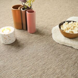 Tapis sur mesure Tisse plat Nusa Beige