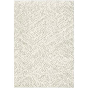 80x150 Tapis ultra-doux - Minimaliste - Creme dessin graphique clair