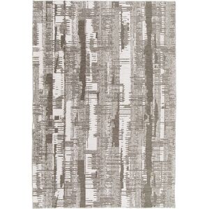 120x170 Tapis souple en matiere recyclee - Legno - Brun