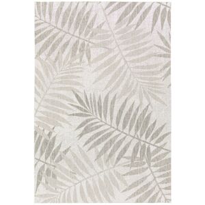 200x290 Tapis polyester en matiere recycle - Harmonie - Feuilles beige