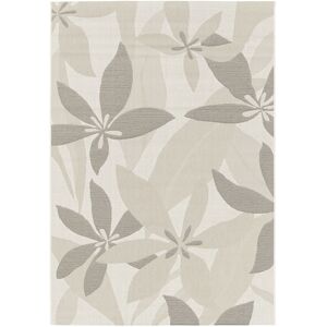 120x170 Tapis d'exterieur ou d'interieur - Vanille - Beige naturel