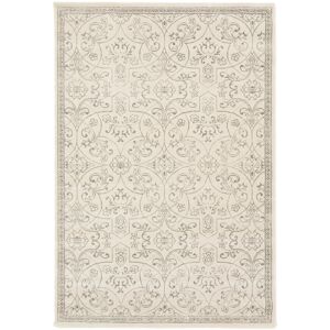 200x290 Tapis à motif floral oriental - Arabesque - Écru