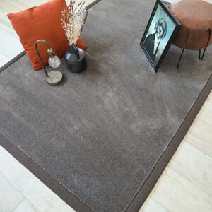 160x230 Tapis doux - Hypnose marron brun - Ganse chocolat