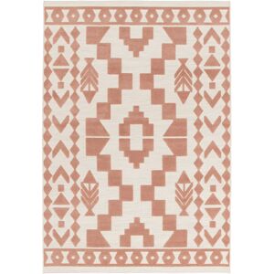 164x230 Tapis exterieur et interieur motif ethnique - Lima - Rose