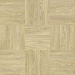 Tapis sur mesure Vinyle - Parquet Mosaïque rétro - Chêne clair