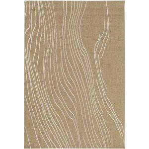 120x170 Tapis d'exterieur ou d'interieur - Riviera - Beige et creme