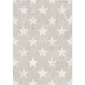 80x150 Tapis chambre d'enfant - Star Vintage - Gris clair