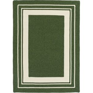 200x290 Tapis imitation fibres naturelles exterieur et interieur - Provence - Vert foret