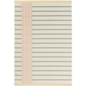 120x170 Tapis d'extérieur ou d'intérieur vintage - Basile - Pastel multicolore