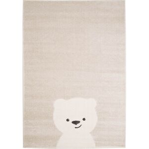 120x170 Tapis chambre d'enfant - Petit ourson - Beige