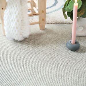 Tapis sur mesure Tisse plat Nusa Blanc craie