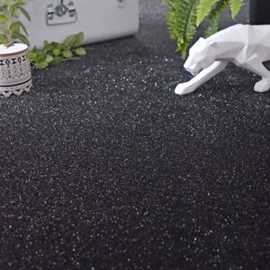 Tapis sur mesure Pailleté Flash - Noir