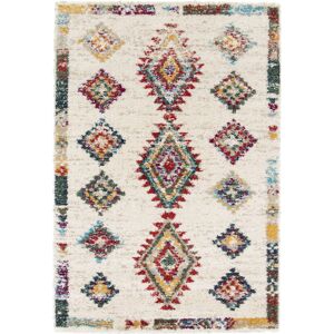 160x230 Tapis motif berbère - Kaya - Multicolore