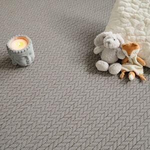 Tapis sur mesure en laine jute et sisal Esprit Gris