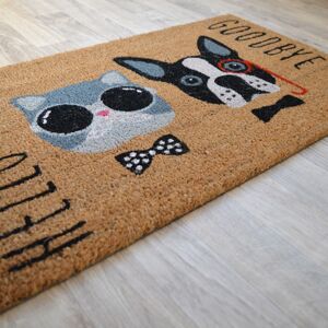 Paillasson Coco 45 x 75 cm Chat et Chien