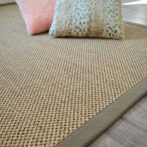 160x230 Tapis sisal - Kidara orge - Ganse taupe