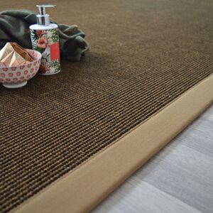 160x230 Tapis sisal Yucatan cacao - Ganse cafe au lait