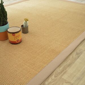 80x150 Tapis sisal Yucatan naturel - Ganse beige