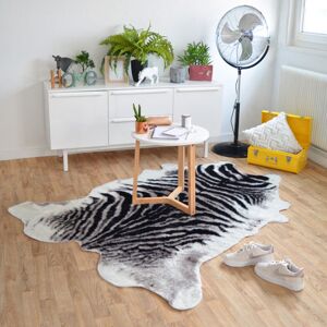 150x200 Tapis Peau de bete - Imitation Zebre - Design