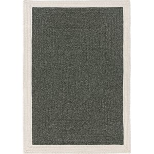 200x290 Tapis imitation fibres naturelles exterieur et interieur - Provence - Gris et beige