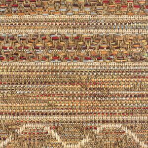 Tapis sur mesure Tissé plat - Aztlan - Nature multicolor