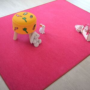 70x100 Tapis chambre d'enfant - Pailleté Flash - Rose