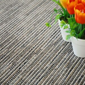 Tapis sur mesure Tisse plat Borneo Silver