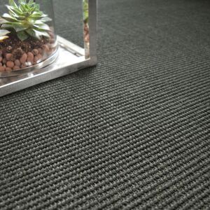 Tapis sur mesure Sisal Yucatan - Noir