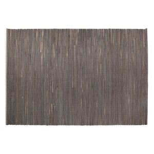 ZAGO Tapis 100% laine noir et argent 240 x 170 cm Raja