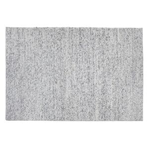 ZAGO Tapis 100% laine gris argent 240 x 170 cm Woven