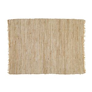 Maisons du Monde Grand tapis en jute et coton recycle tisses 200x300