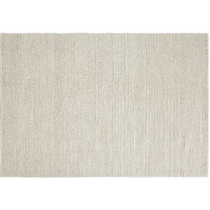 Maisons du Monde Grand tapis en laine et coton beiges 200x300