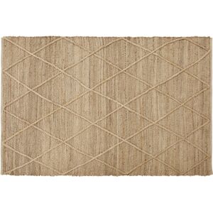 Maisons du Monde Tapis en jute tissé avec tresses 160x230 Beige 160x230x1cm