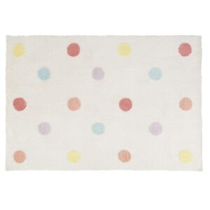 Maisons du Monde Tapis enfant tufté à pois colorés multicolores 120x180