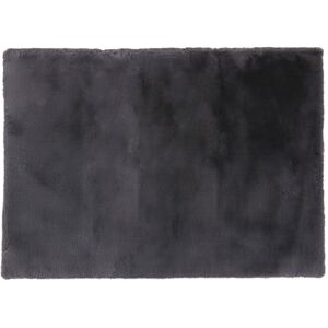 Maisons du Monde Tapis shaggy imitation fourrure gris anthracite 160x230 Gris 160x230cm