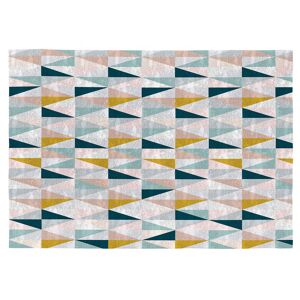 Vivabita Tapis géométrique scandinave en polyester multicolore 120x170