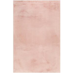 Esprit Tapis uni design en polyester rose 200x290