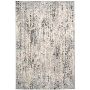 Deladeco Tapis rayé design en polyester gris 200x290