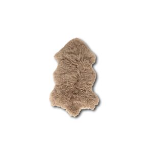 Esbeco Tapis en peau de mouton tibétain curl taupe 80x50 Taupe 10x80x50cm