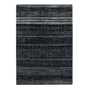 The Deco Factory Tapis interieur-exterieur vintage bleu noir 160x230