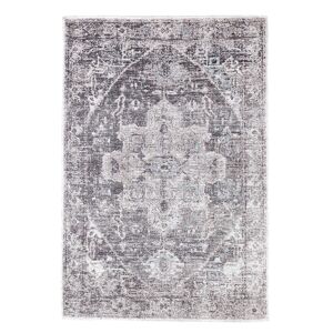 Tom Tailor Tapis d'orient vintage tissé plat gris 155x235 cm