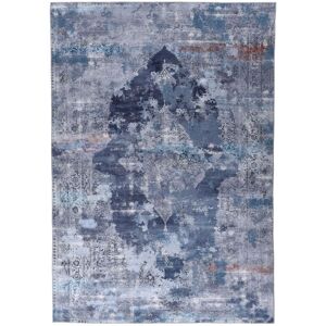 Gino Falcone Tapis imprime en motif vintage - bleu 160x230 cm